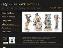 Tablet Screenshot of alanlandisantiques.com